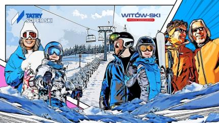 Rodzinne szusowanie w Witowie