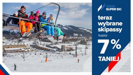 Od 28 listopada do 4 grudnia wybrane karnety 7% taniej!